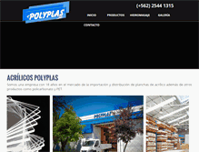 Tablet Screenshot of polyplas.cl